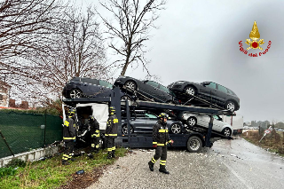 Chiaravalle - Incidente in via San Bernardo, coinvolta una bisarca